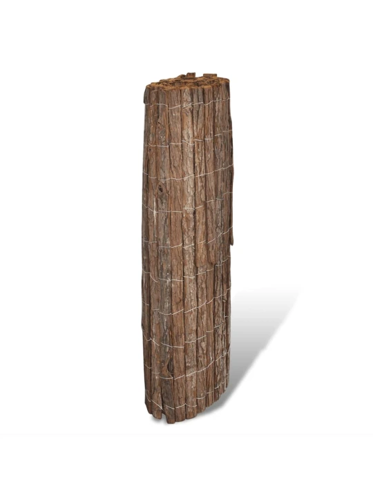 Zahradní plot z kůry 400 x 100 cm