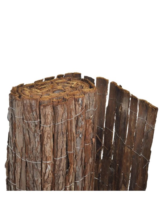 Zahradní plot z kůry 400 x 100 cm