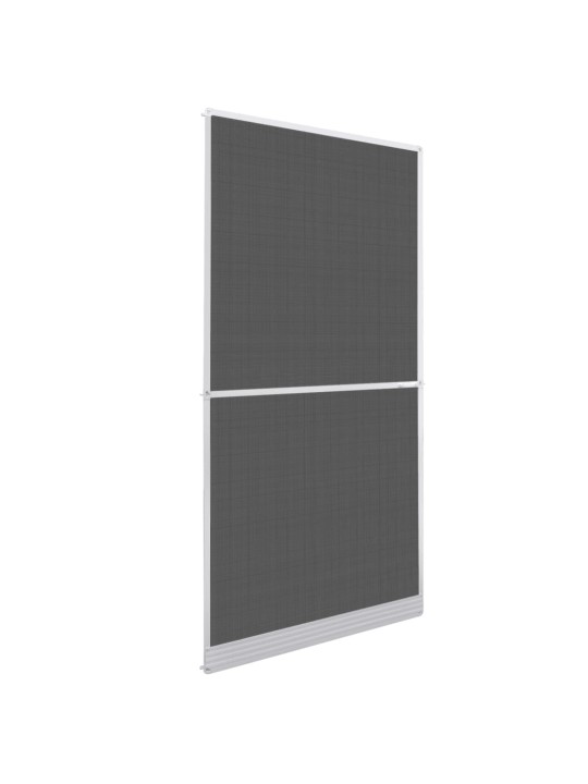 Dveřní síť proti hmyzu s panty bílý rám 100 x 215 cm