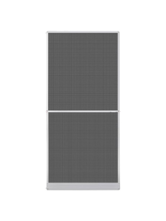 Dveřní síť proti hmyzu s panty bílý rám 100 x 215 cm