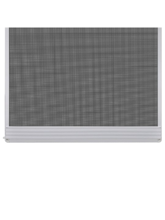Dveřní síť proti hmyzu s panty bílý rám 100 x 215 cm