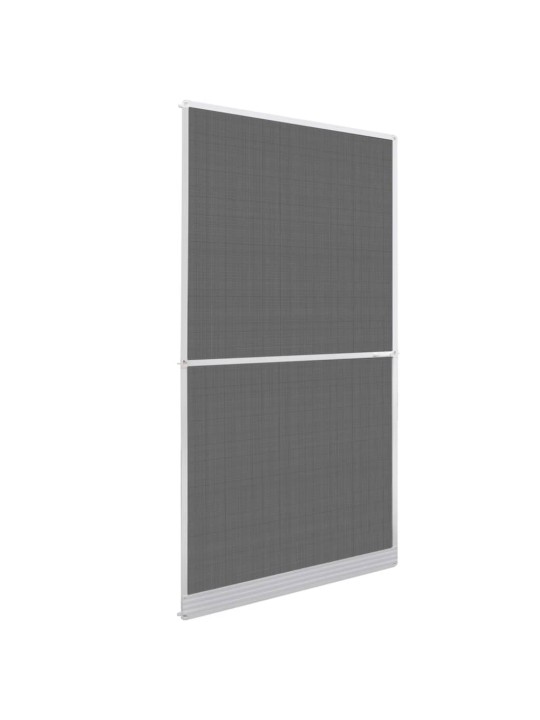 Dveřní síť proti hmyzu s panty bílý rám 120 x 240 cm