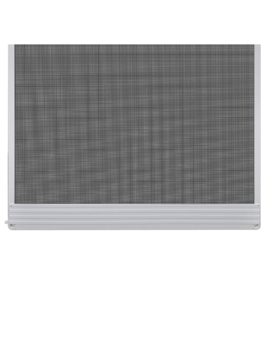 Dveřní síť proti hmyzu s panty bílý rám 120 x 240 cm