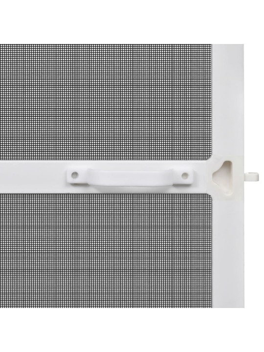 Dveřní síť proti hmyzu s panty bílý rám 120 x 240 cm