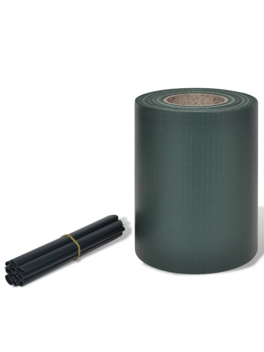 Zahradní zástěna PVC 70 x 0,19 zelená