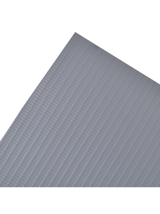 Zahradní zástěna PVC 70 x 0,19 světle šedá