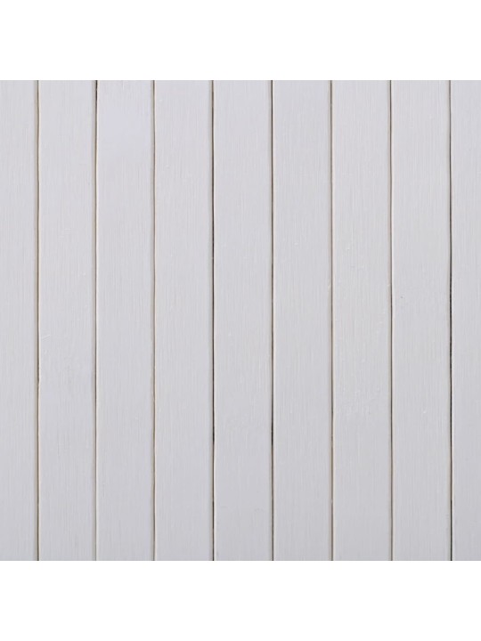 Paraván bambusový bílý 250x165 cm