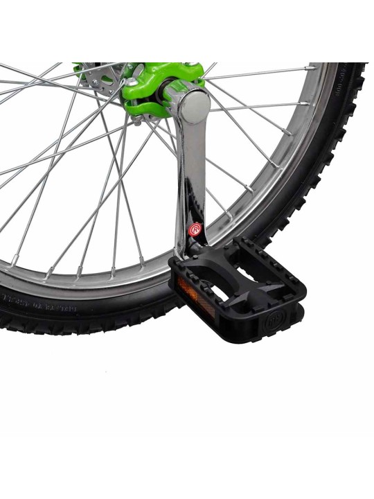 Zelená nastavitelná jednokolka 16''