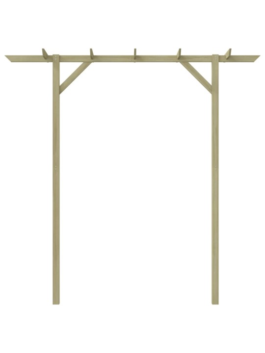 Zahradní pergola 205 x 40 x 203 cm dřevo