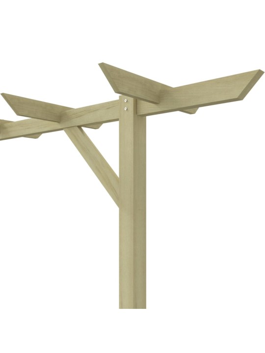 Zahradní pergola 205 x 40 x 203 cm dřevo