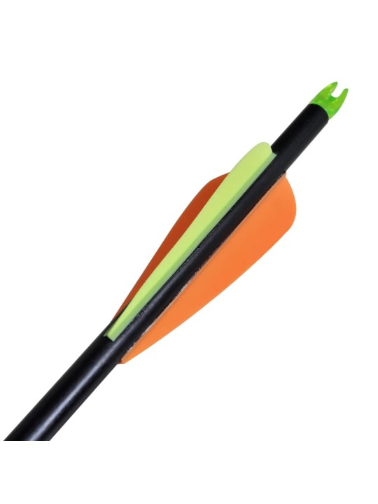 Standardní šípy ke kladkovému luku 30" 0,8 cm sklolaminát 12 ks