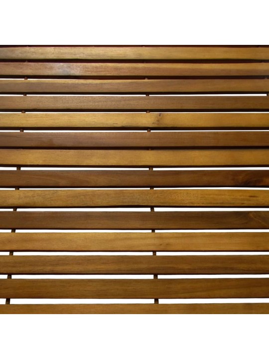 Koupelnová předložka 2 ks 80 x 50 cm akáciové dřevo