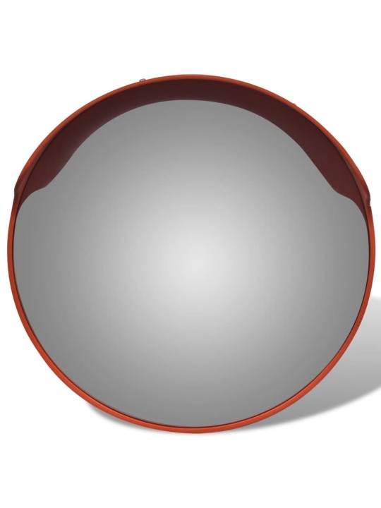 Dopravní vypouklé zrcadlo PC plast oranžové 45 cm venkovní