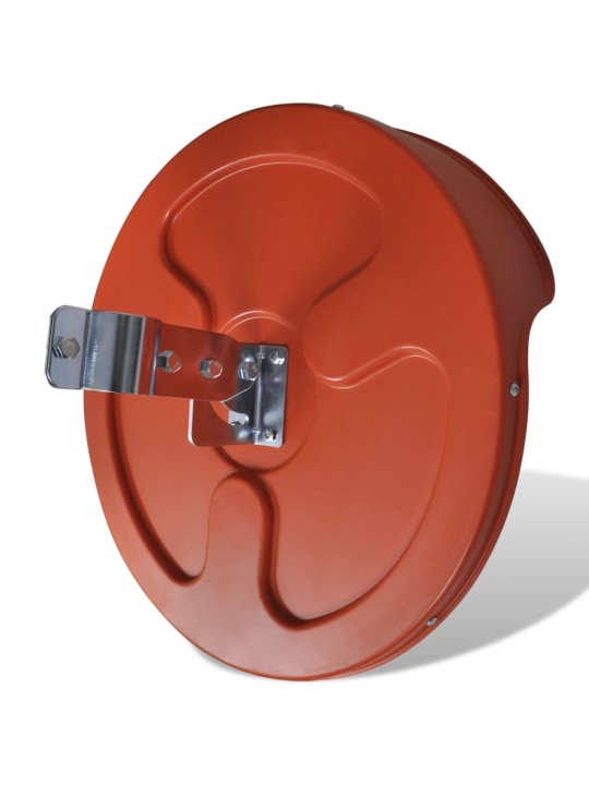 Dopravní vypouklé zrcadlo PC plast oranžové 45 cm venkovní