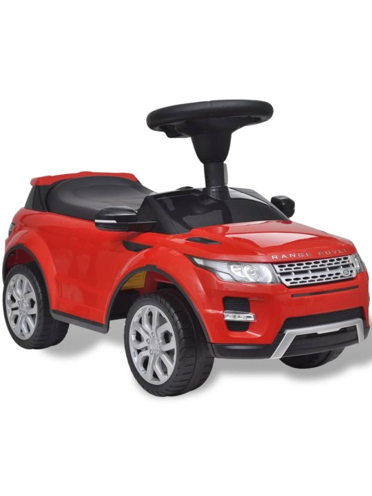 Land Rover 348 dětský jezdící automobil s hudbou červený