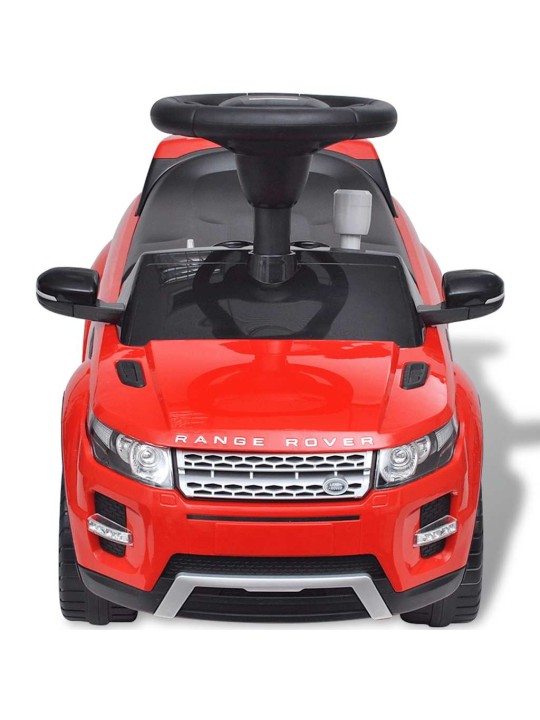 Land Rover 348 dětský jezdící automobil s hudbou červený
