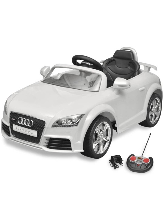 Audi TT RS dětské auto s dálkovým ovládáním bílé