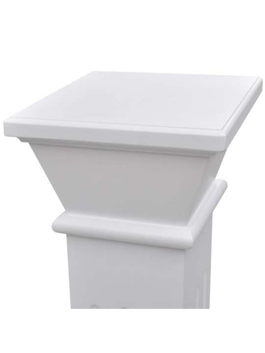Klasický stojan na květiny, čtverhranný sloup MDF