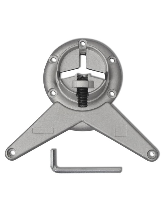 4 výškově nastavitelné stolové nohy chrom 870 mm