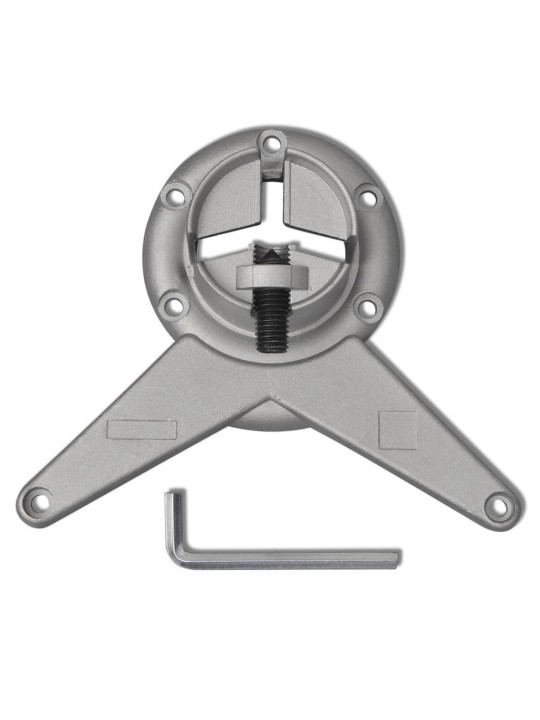 4 výškově nastavitelné stolové nohy chrom 1100 mm
