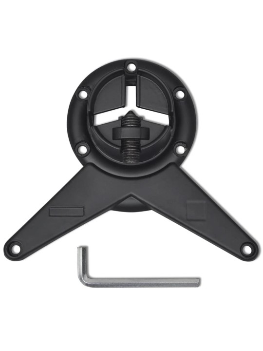 4 výškově nastavitelné stolové nohy 1100 mm černé