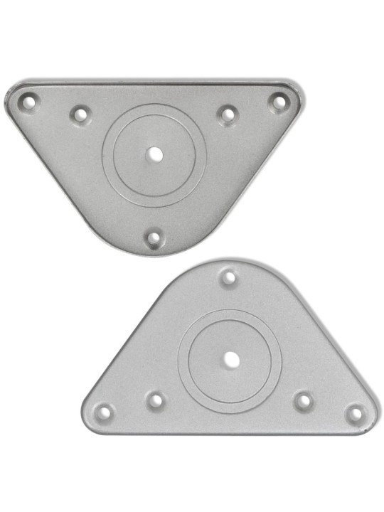 4 výškově nastavitelné stolové nohy chrom 1100 mm