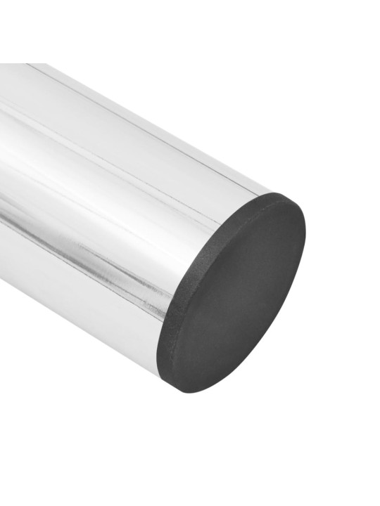 2 teleskopické stolové nohy chromované 710 mm - 1100 mm