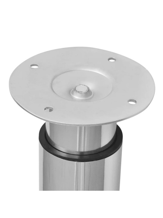 2 teleskopické stolové nohy chromované 710 mm - 1100 mm