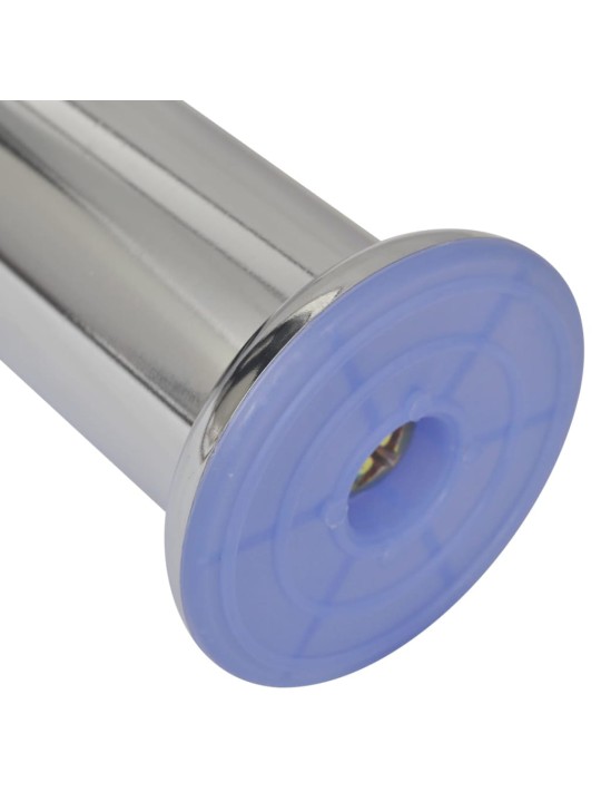 4 kulaté chromové nohy na pohovku 180 mm