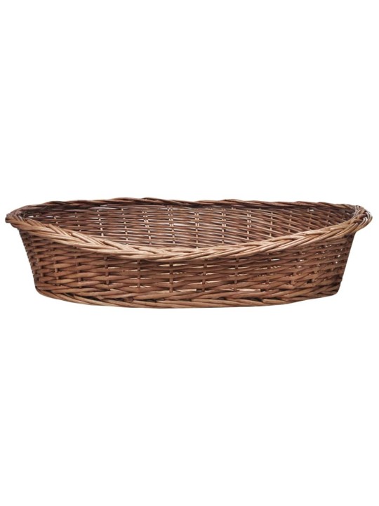 Proutěný koš / pelech pro psa přírodní 90 cm