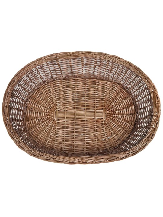 Proutěný koš / pelech pro psa přírodní 90 cm