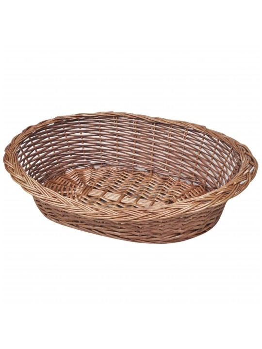 Proutěný koš / pelech pro psa přírodní 69 cm
