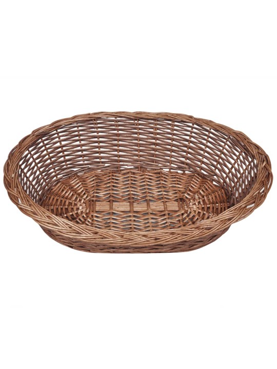 Proutěný koš / pelech pro psa přírodní 69 cm