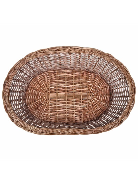 Proutěný koš / pelech pro psa přírodní 69 cm
