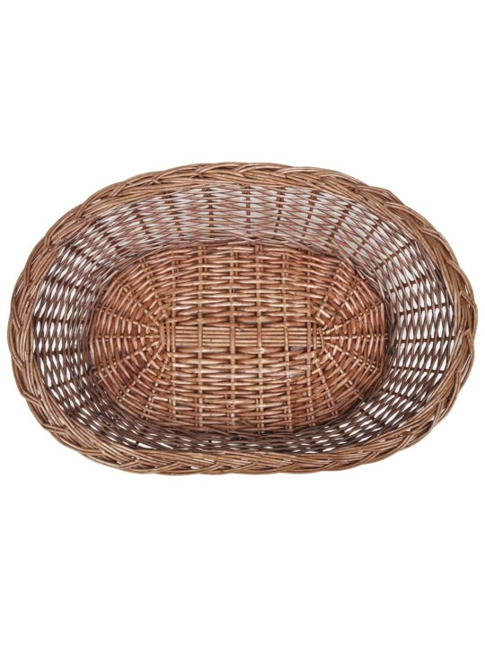 Proutěný koš / pelech pro psa přírodní 50 cm
