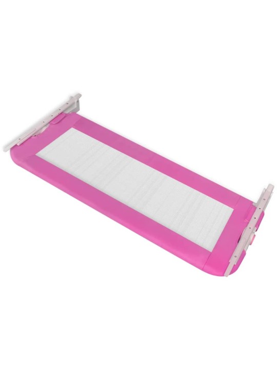 Bezpečnostní zábrana k postýlce 102 x 42 cm růžová