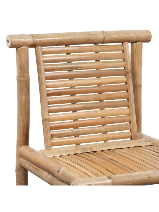 Barové židle 2 ks bambus