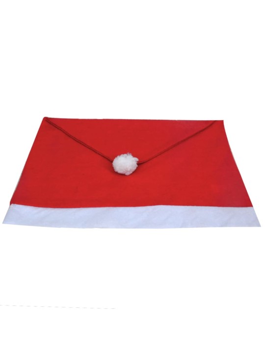 Potahy na opěradla židle 6 ks čepice Santa Clause