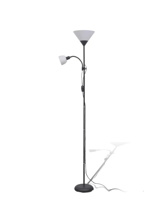 Stojací lampa černá