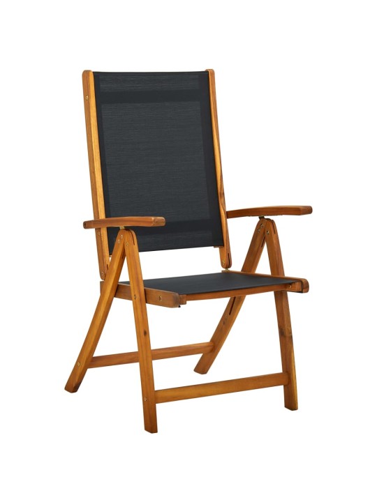 7dílný zahradní jídelní set masivní akáciové dřevo