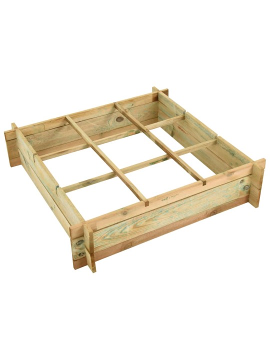 Vyvýšený záhon 90 x 90 x 20 cm impregnované dřevo