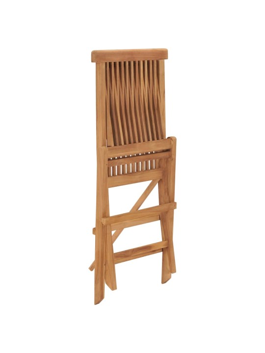 Skládací zahradní židle 2 ks masivní teak
