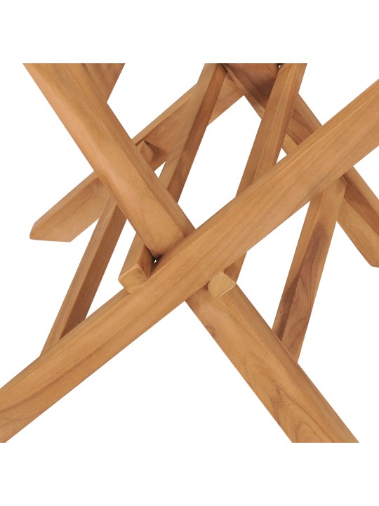 Skládací zahradní židle 2 ks masivní teak