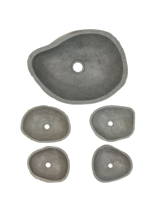 Umyvadlo říční kámen oválné (37–46) x (29–36) cm