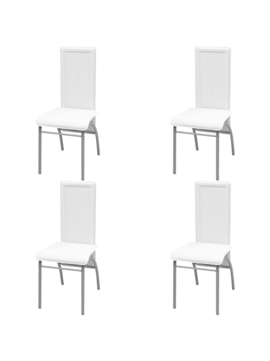 Pětidílný jídelní set bílý