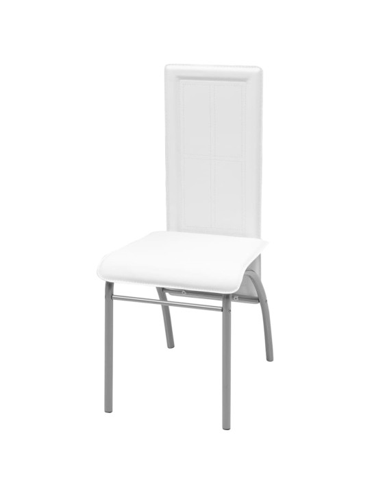 Pětidílný jídelní set bílý