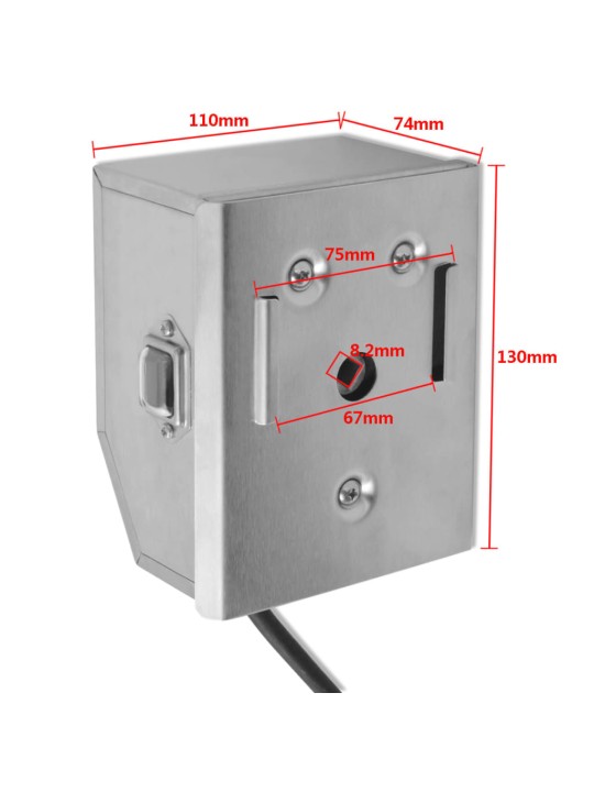 Motor pro grilovací rožeň, nerezová ocel, 4 W