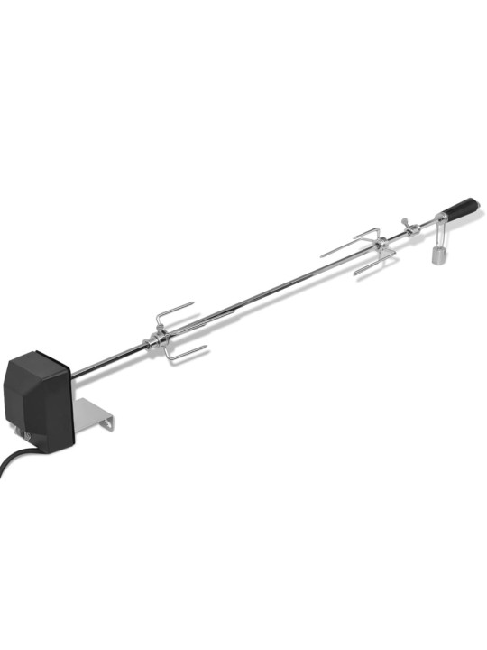 Grilovací rožeň s motorem ocelový 1000 mm