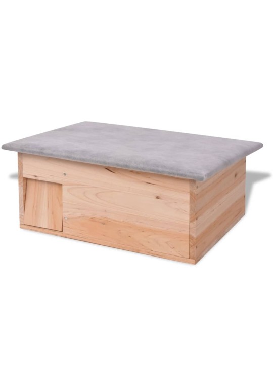 Domek pro ježka 45 x 33 x 22 cm dřevěný
