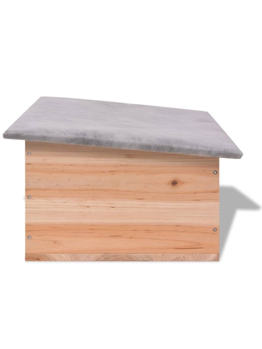 Domek pro ježka 45 x 33 x 22 cm dřevěný